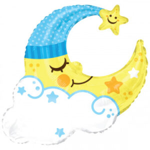 🔵 luna nascita con nuvola azzurra