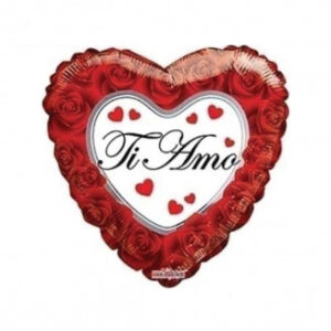 ⚪ cuore con scritta ti amo