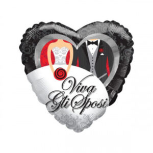 ⚪ cuore viva gli sposi