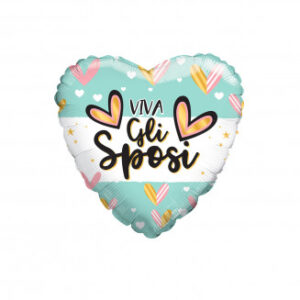 ⚪ cuore viva gli sposi