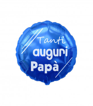 ⚪ round tanti auguri papà