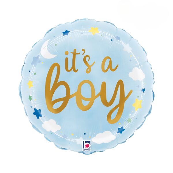 ⚪ round it's a boy