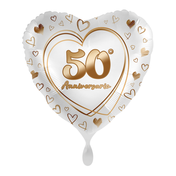 ⚪ cuore cinquantesimo anniversario
